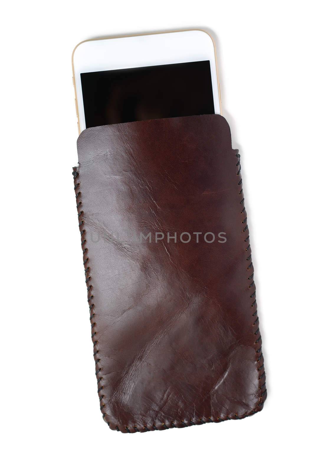 mobile leather case