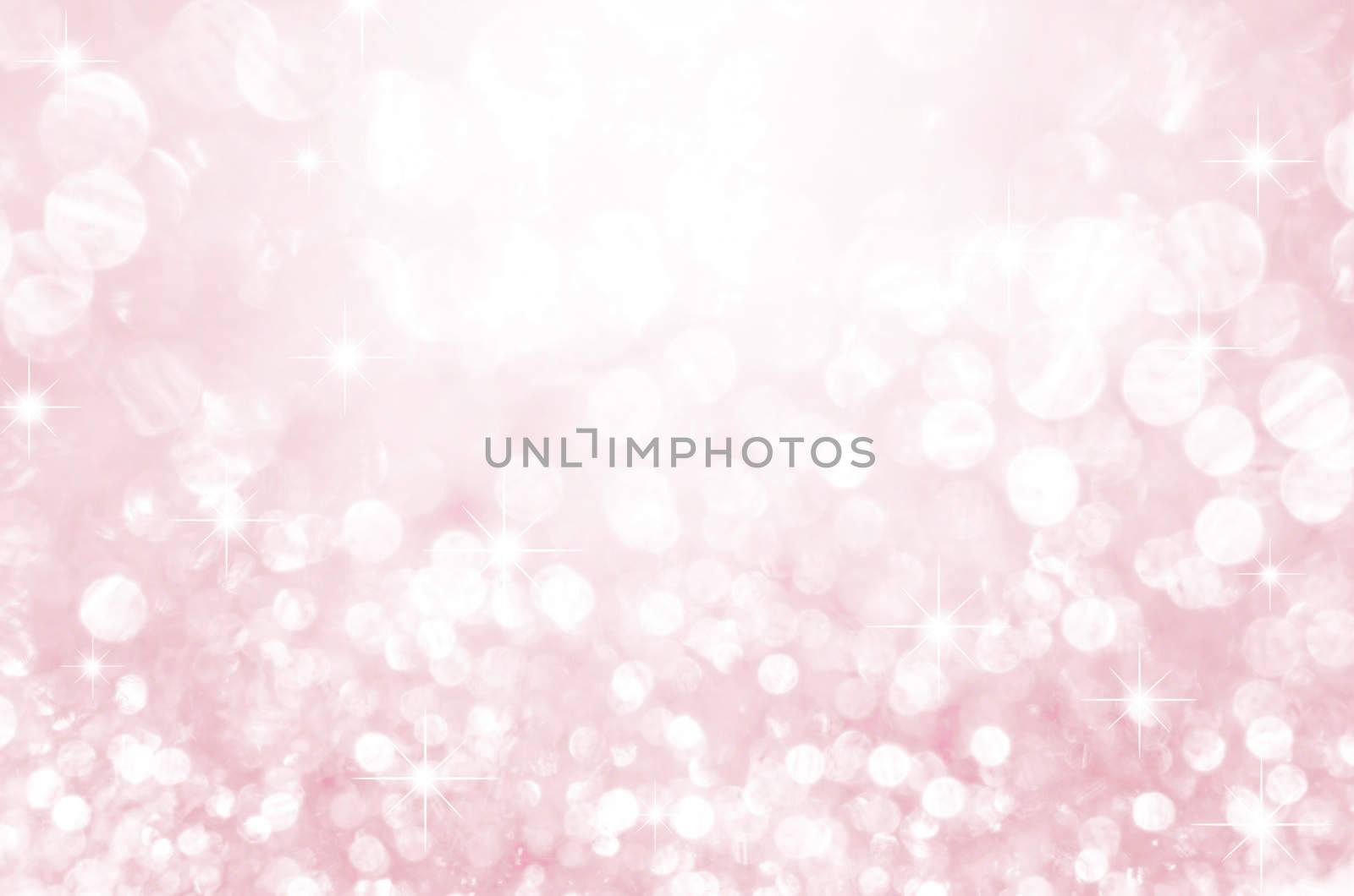 Lights on pink background. by Gamjai
