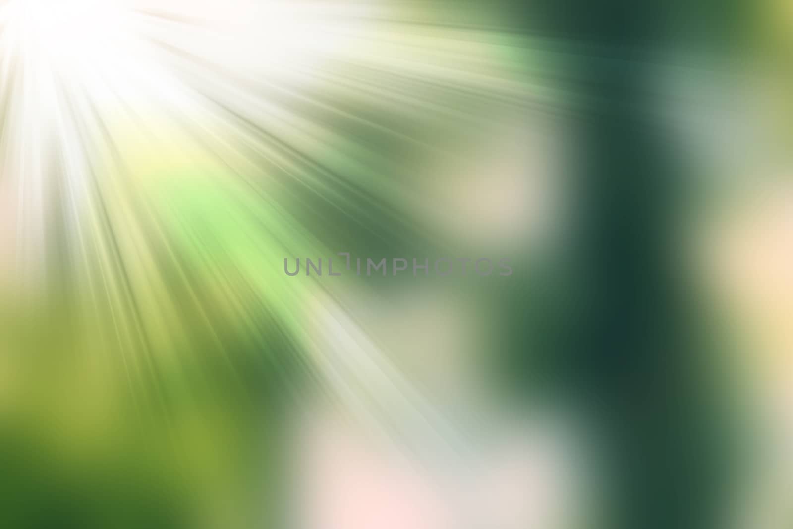 abstract natural blur background,  Asymmetric light rays by teerawit