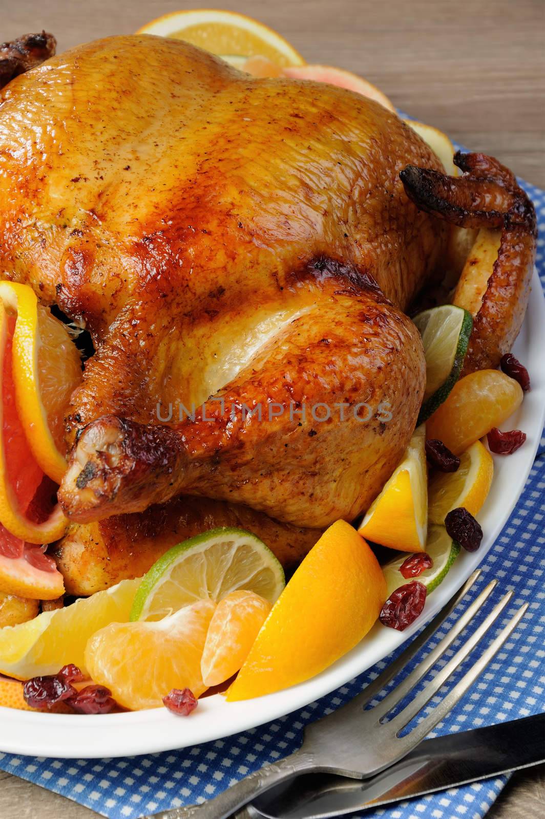 Baked chicken with oranges by Apolonia