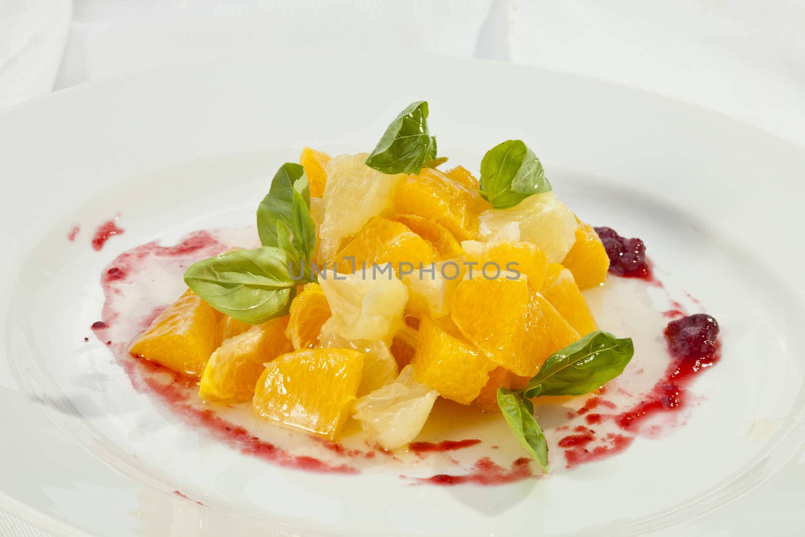 Fruit salad orange grapefruit by hanusst