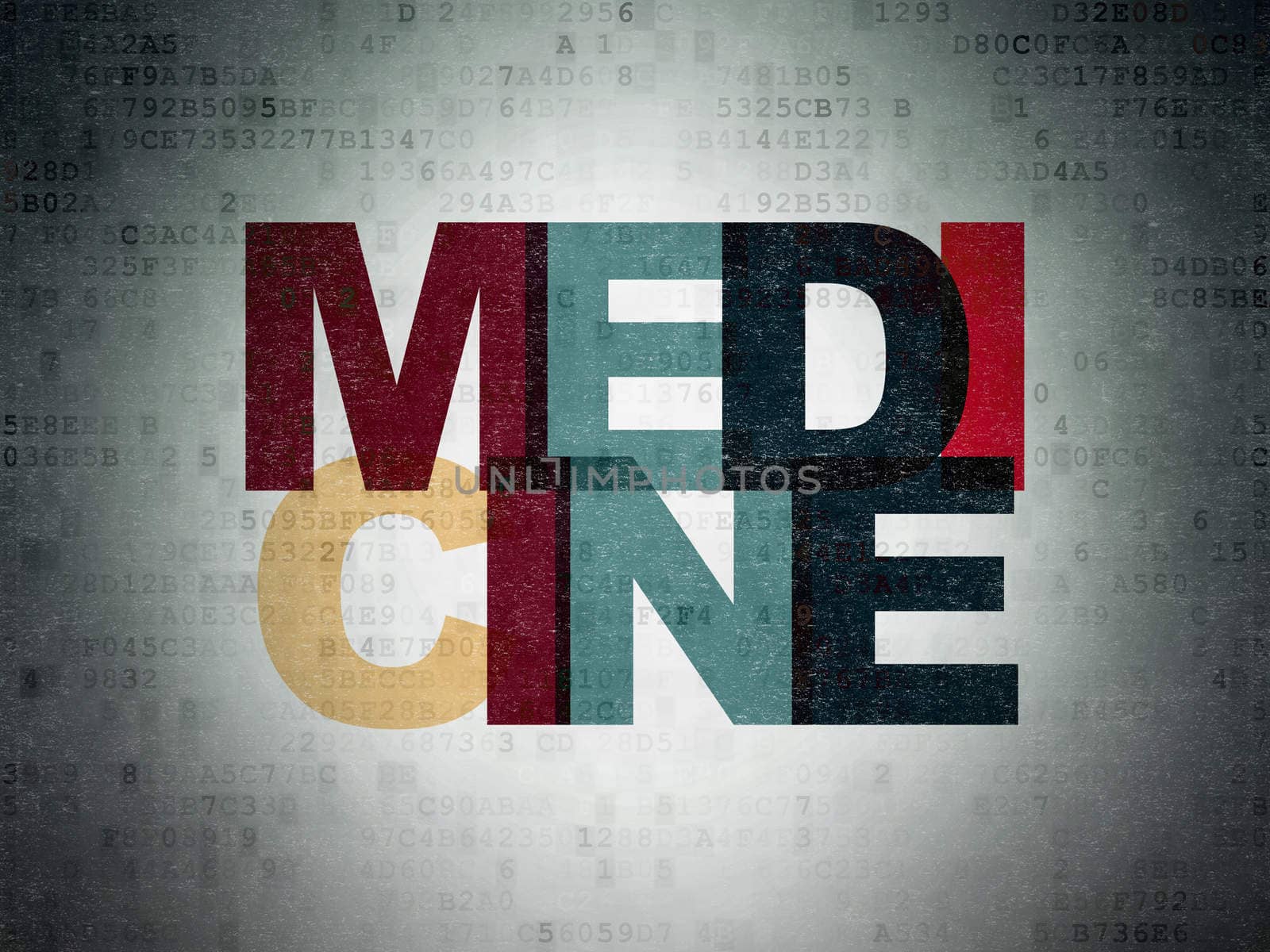 Health concept: Medicine on Digital Paper background by maxkabakov