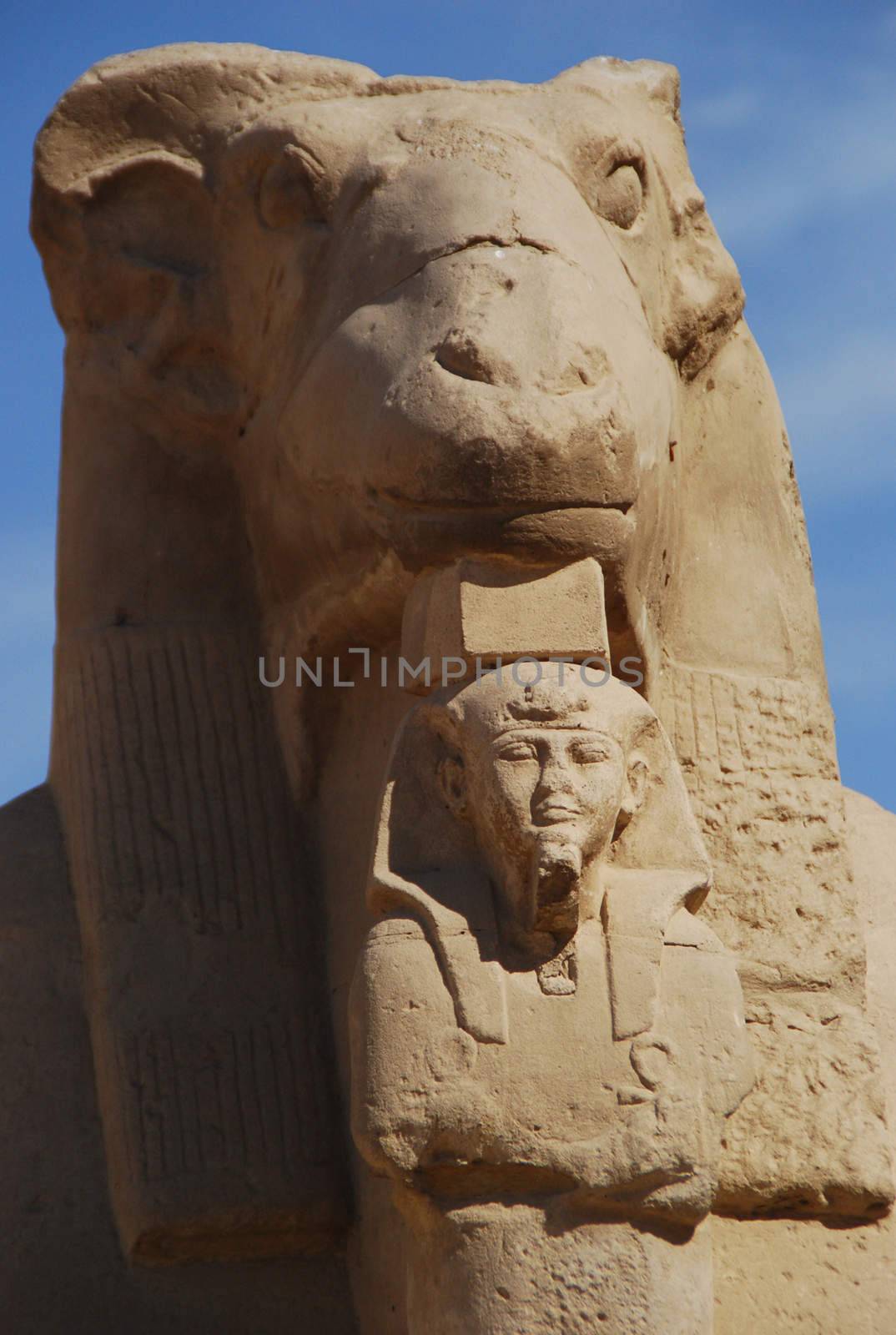 Avenue of the Sphinxes. Karnak Temple Complex by olga_ovchinnikova