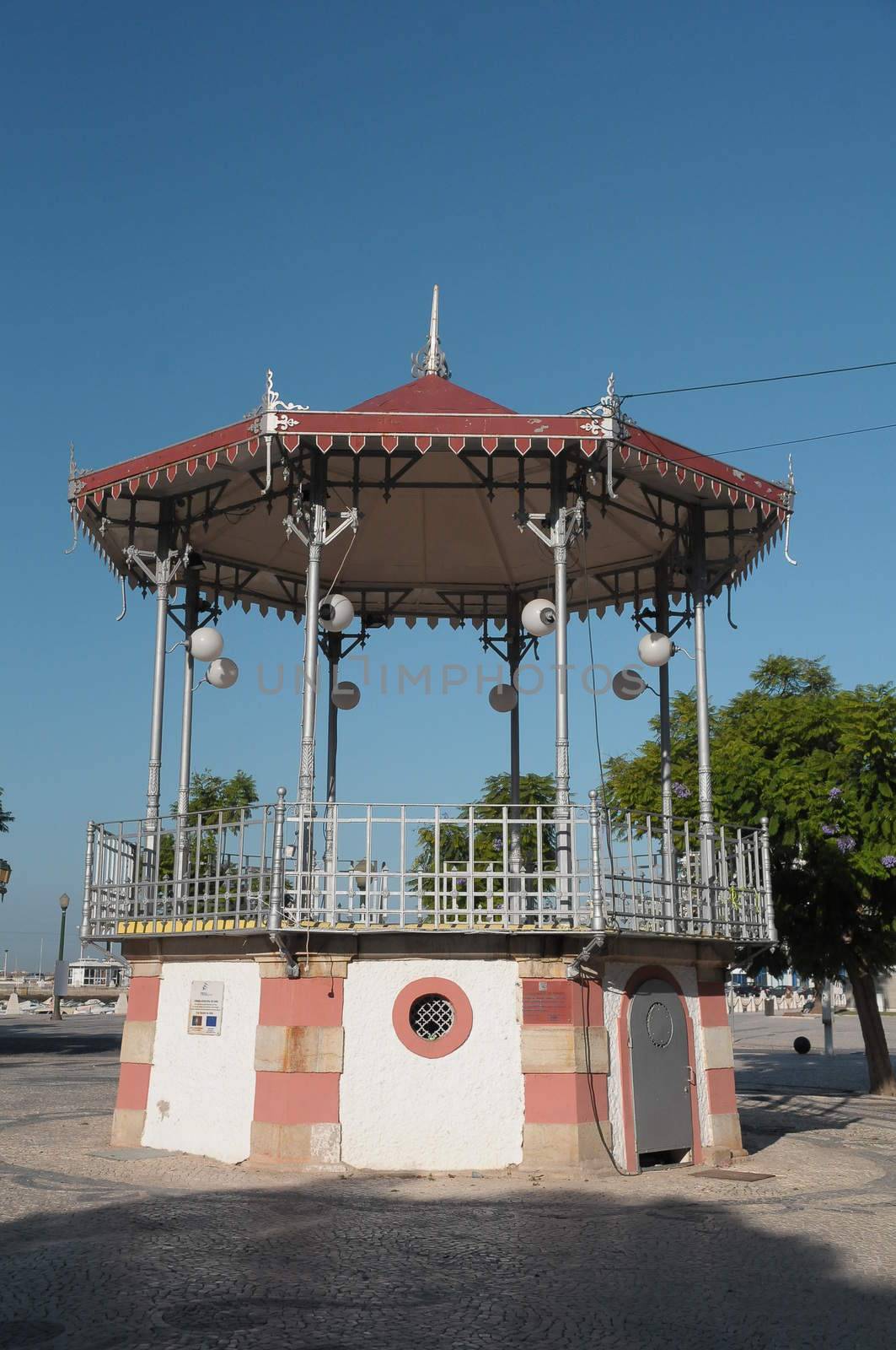 Bandstand in centre of Faro in Portugal