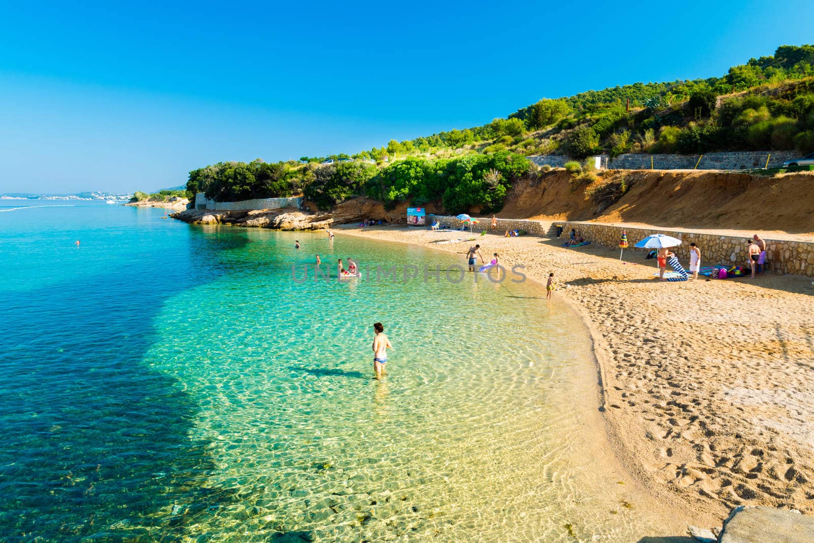 The pristine coastline and crystal clear water of the island of  by Isaac74