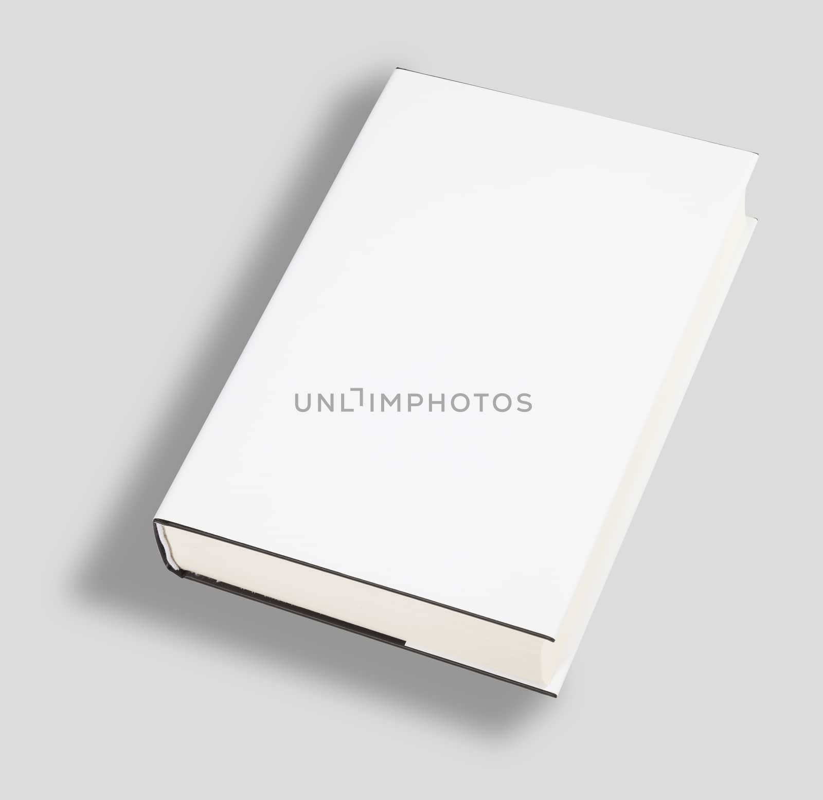 Blank book cover w clipping path by hanusst