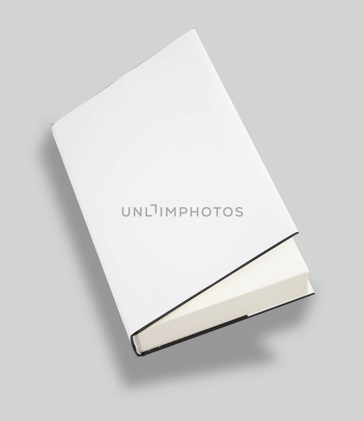 Blank book cover w clipping path by hanusst