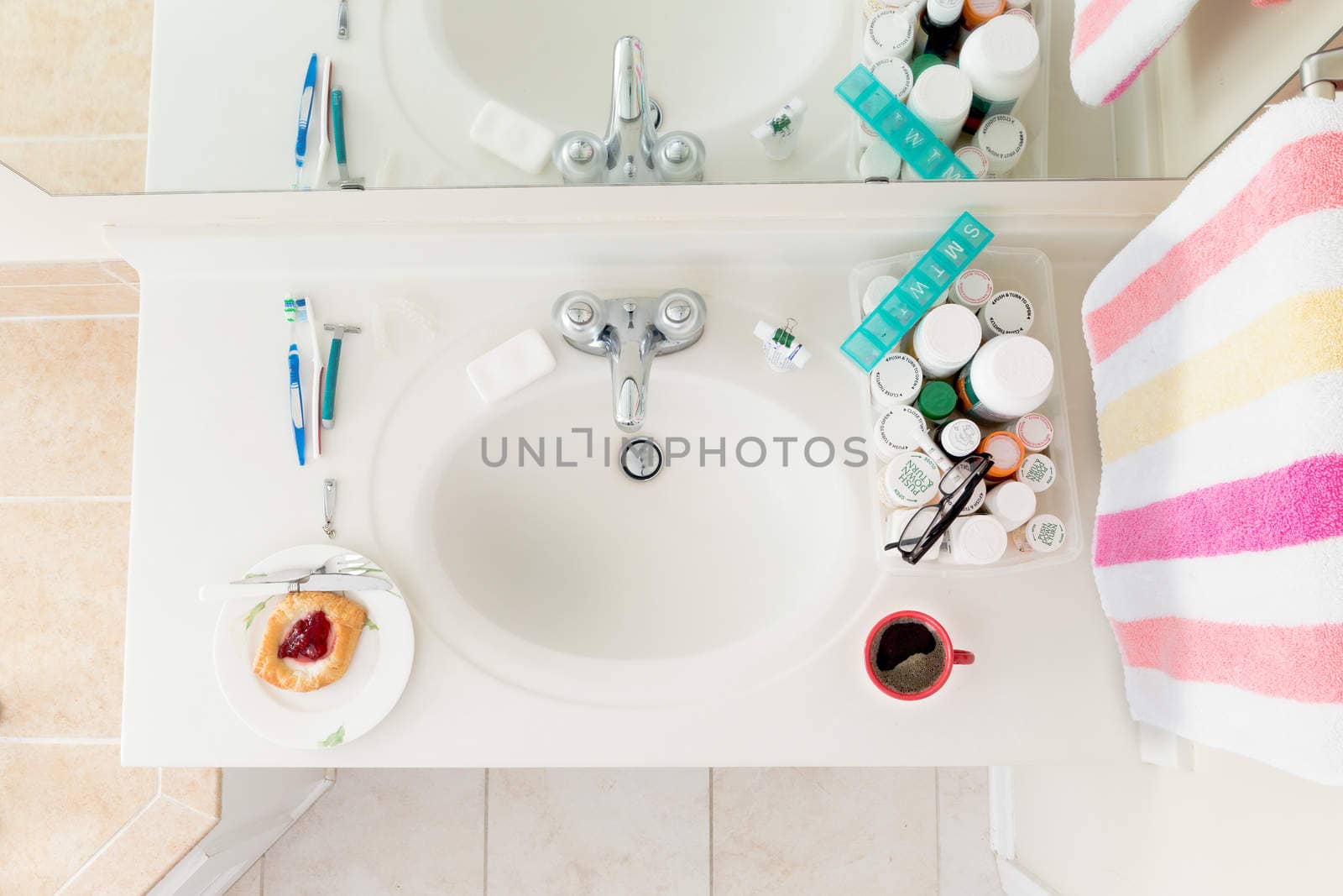 Day Starts in the Bathroom by coskun