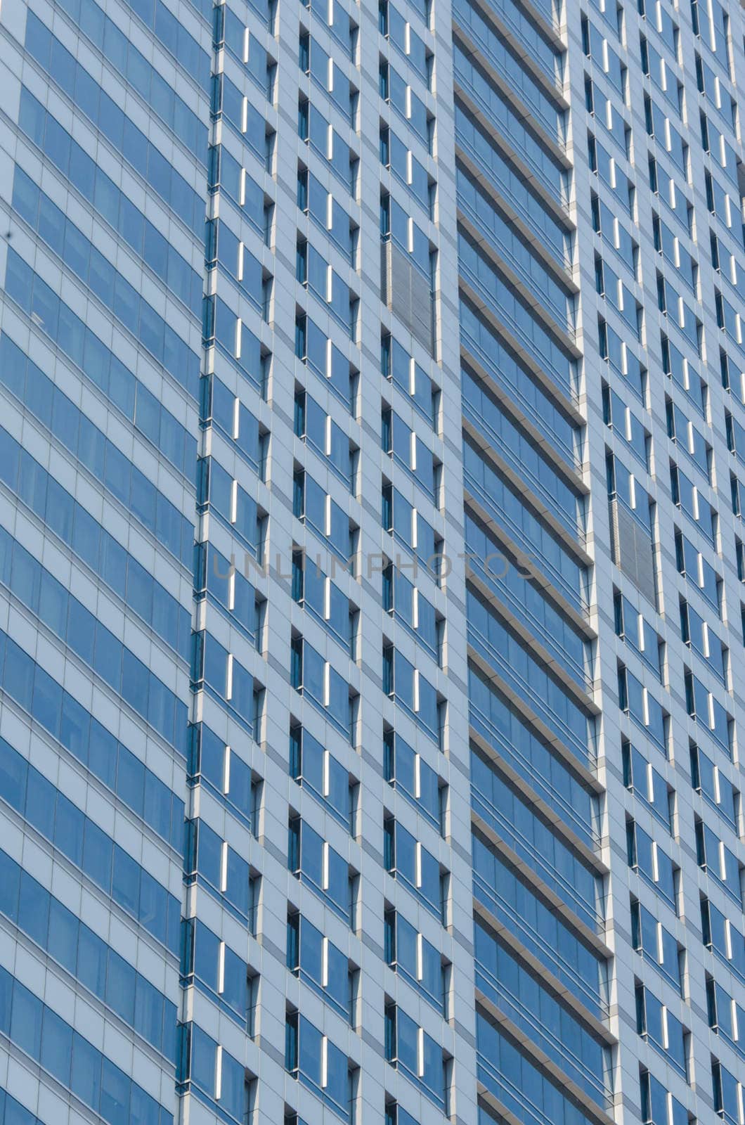Modern windows the building