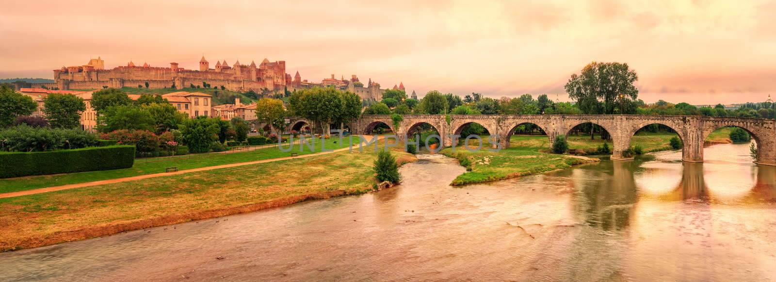 Cite de Carcassonne, Languedoc-Roussillon, France by GlobePhotos