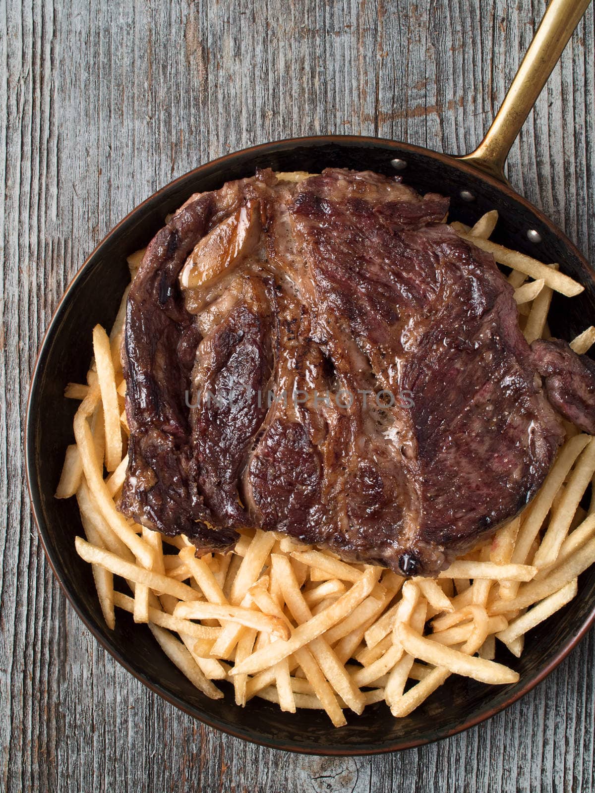 rustic steak frites by zkruger