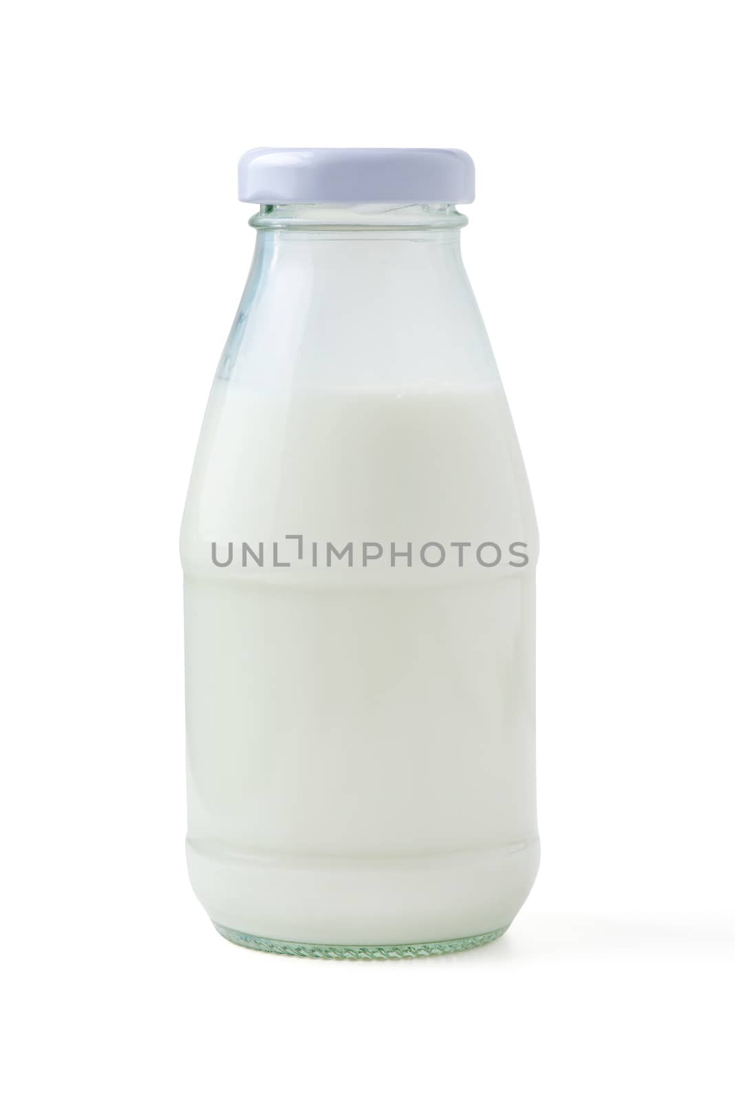 bottle milk with clipping path