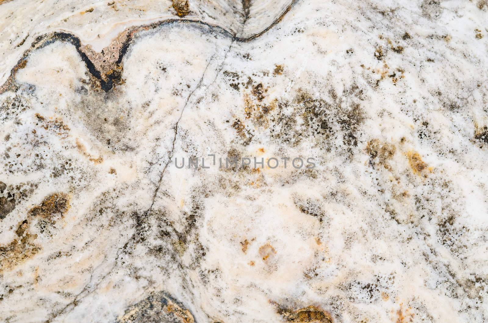 surface of the marble with brown tint