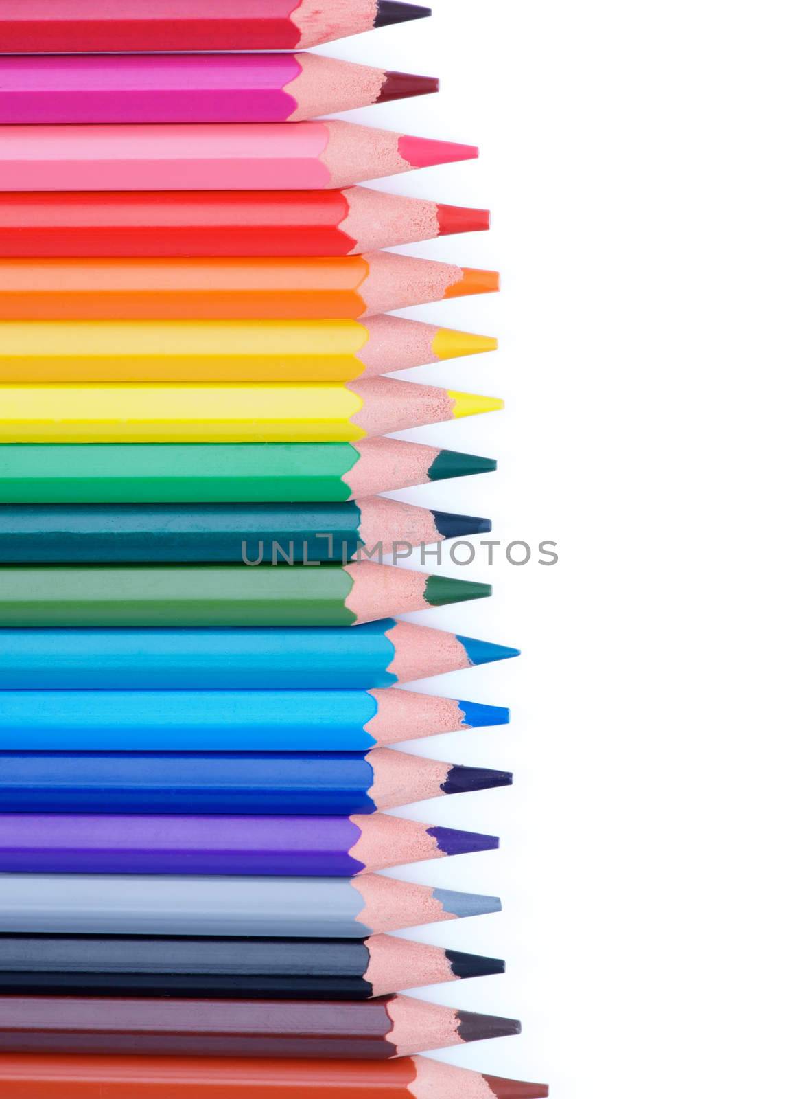 Colorful Pencils Frame by zhekos