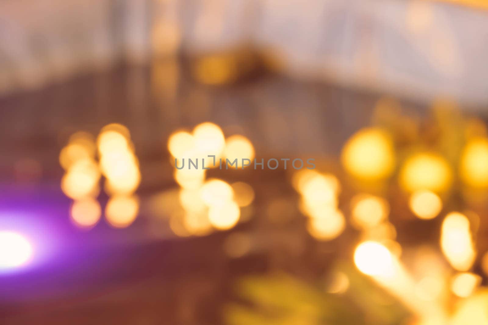 blurred city lights in the night, bokeh background, abstract background