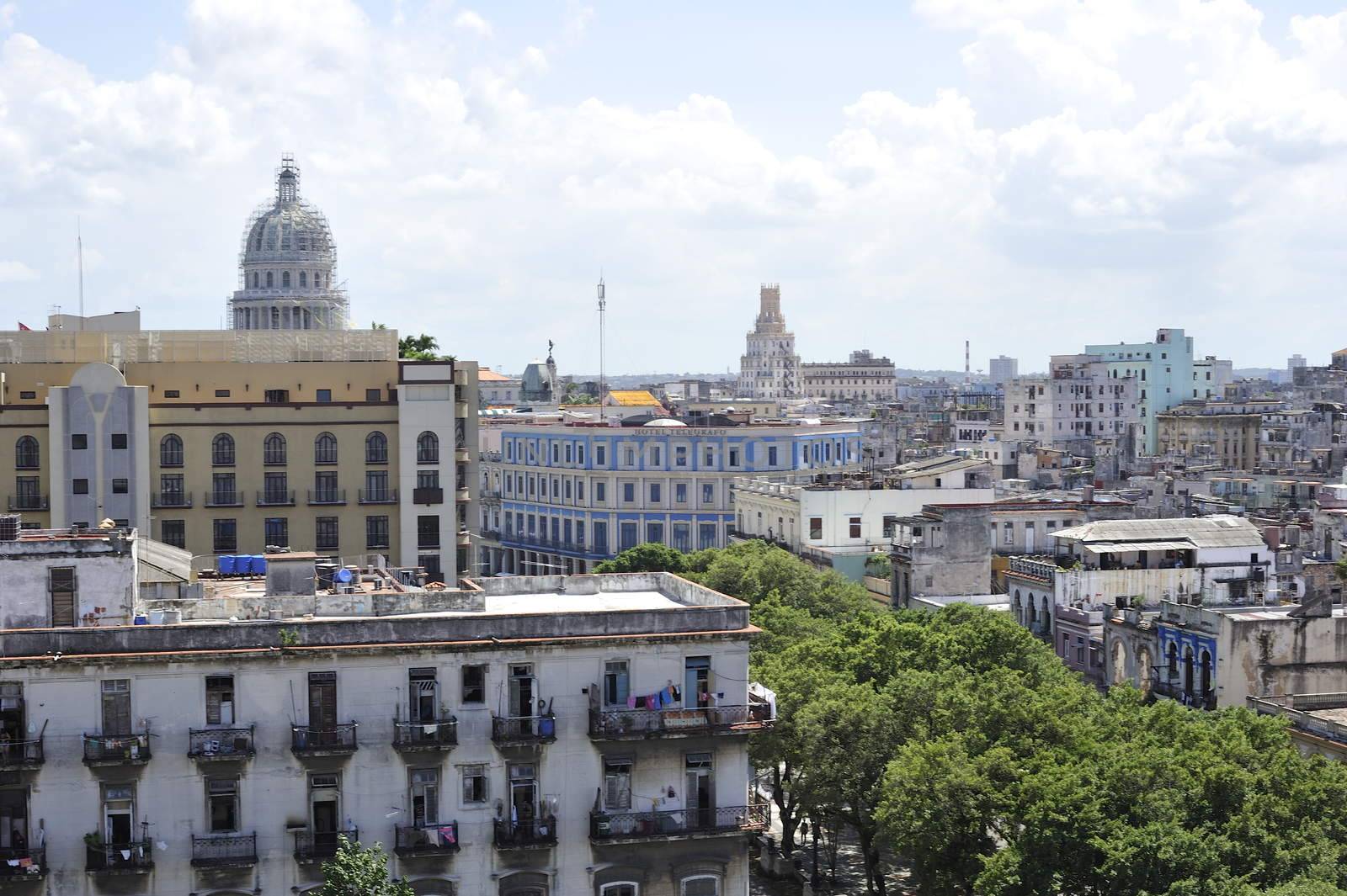 Old Havana architecture in Cuba. by kertis