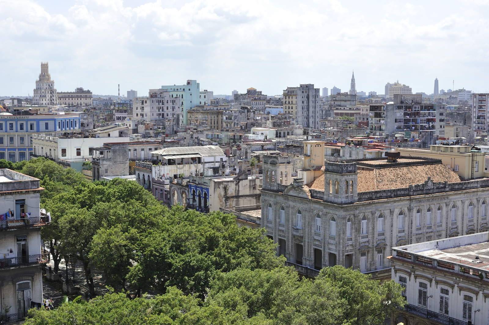 Old Havana architecture in Cuba. by kertis