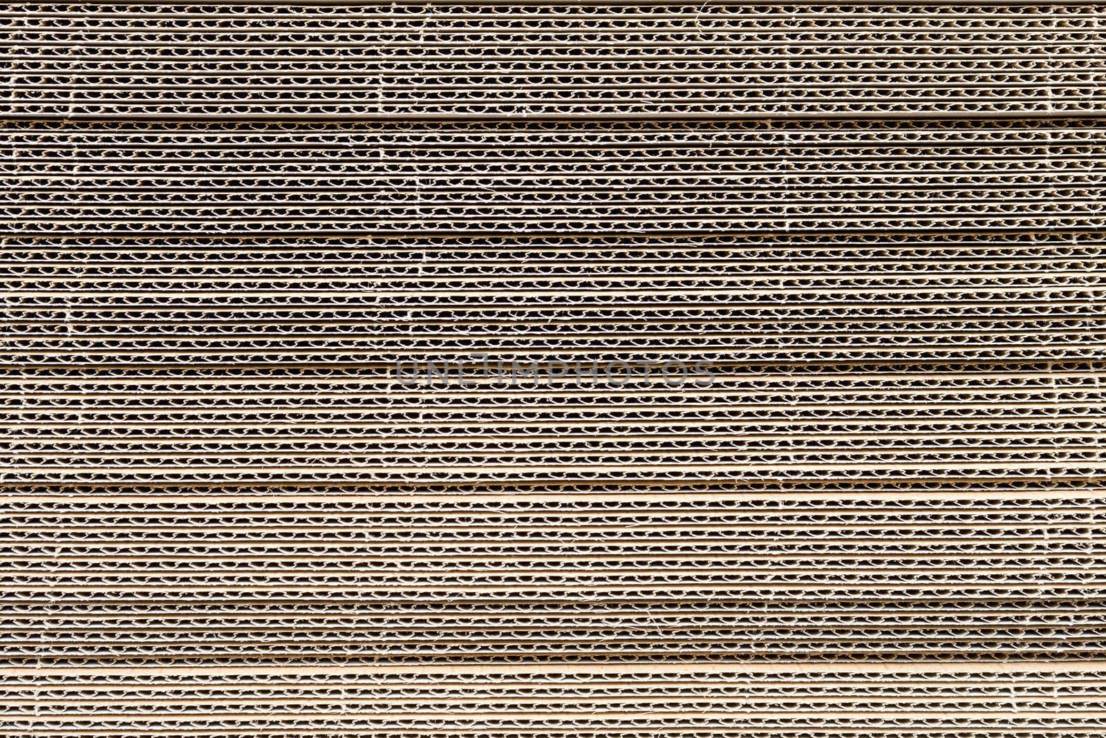 Corrugated cardboard texture