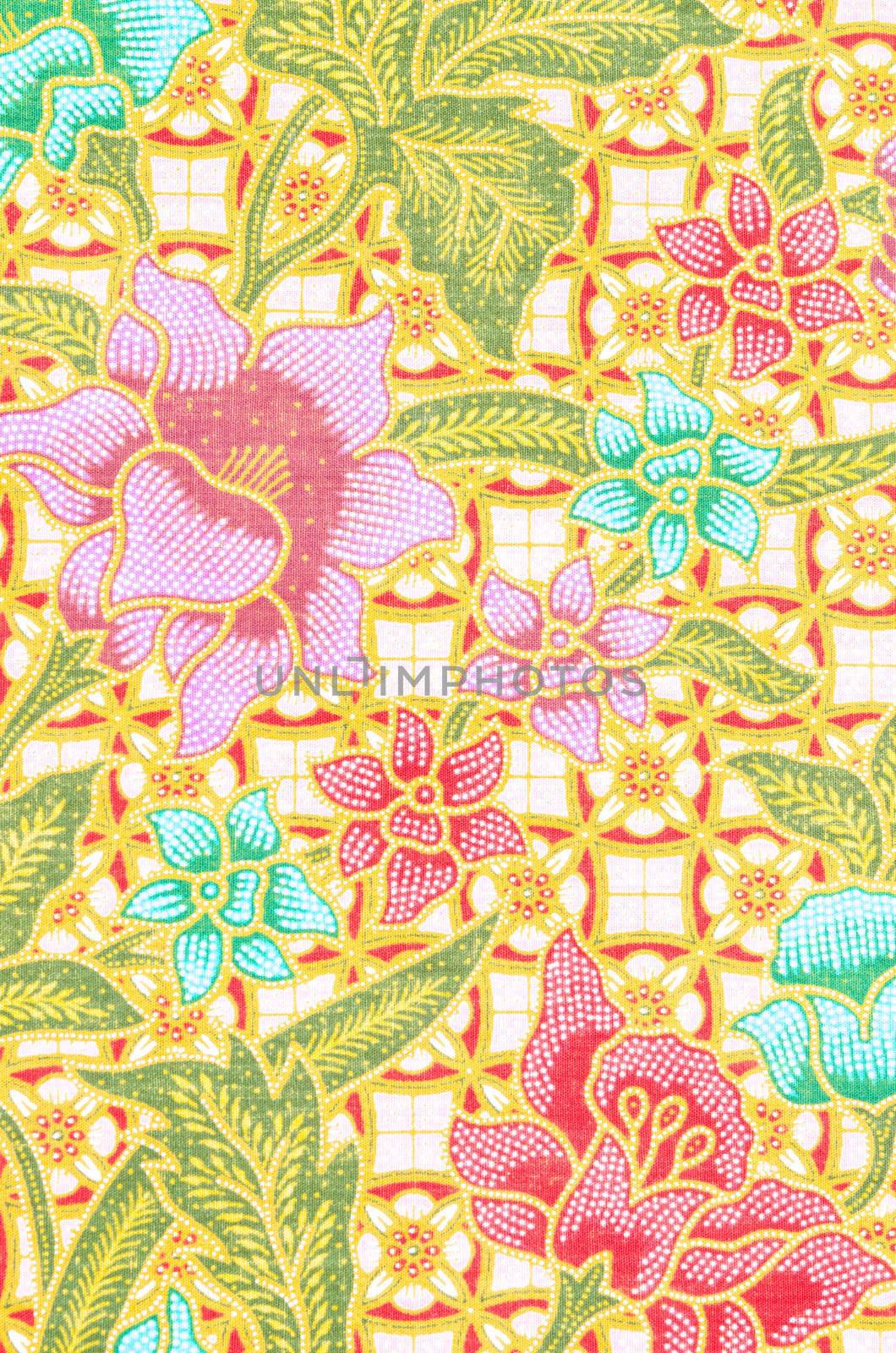 The beautiful of art Batik Pattern by Gamjai