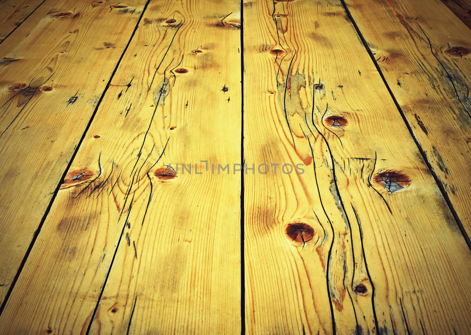 abstract background or texture board old kitchen table