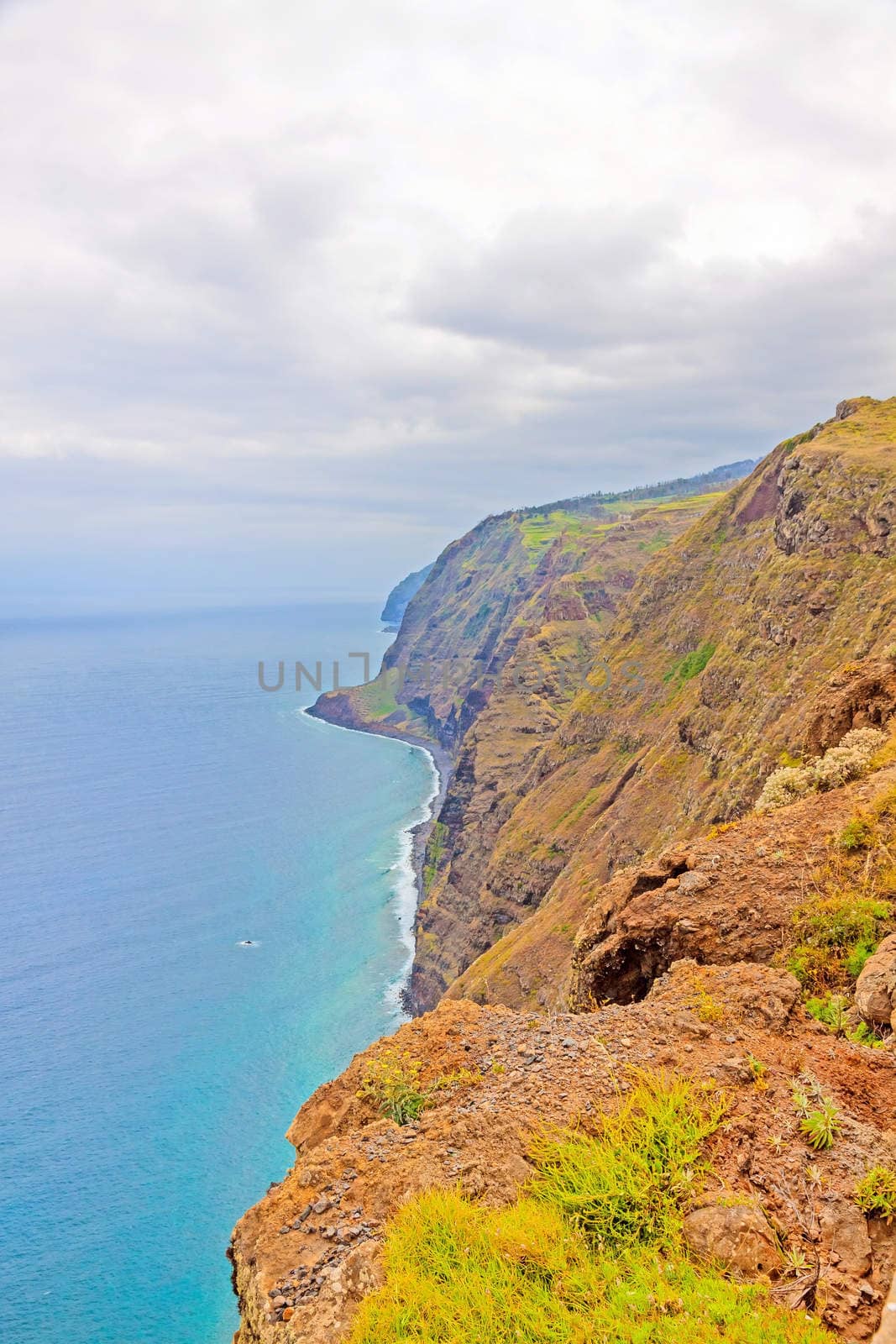 Madeiras westermost point - Ponta do Pargo - colorful cliff coast