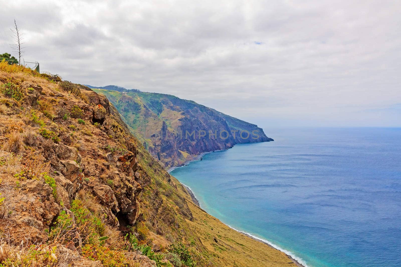 Madeiras westermost point - Ponta do Pargo - colorful cliff coast