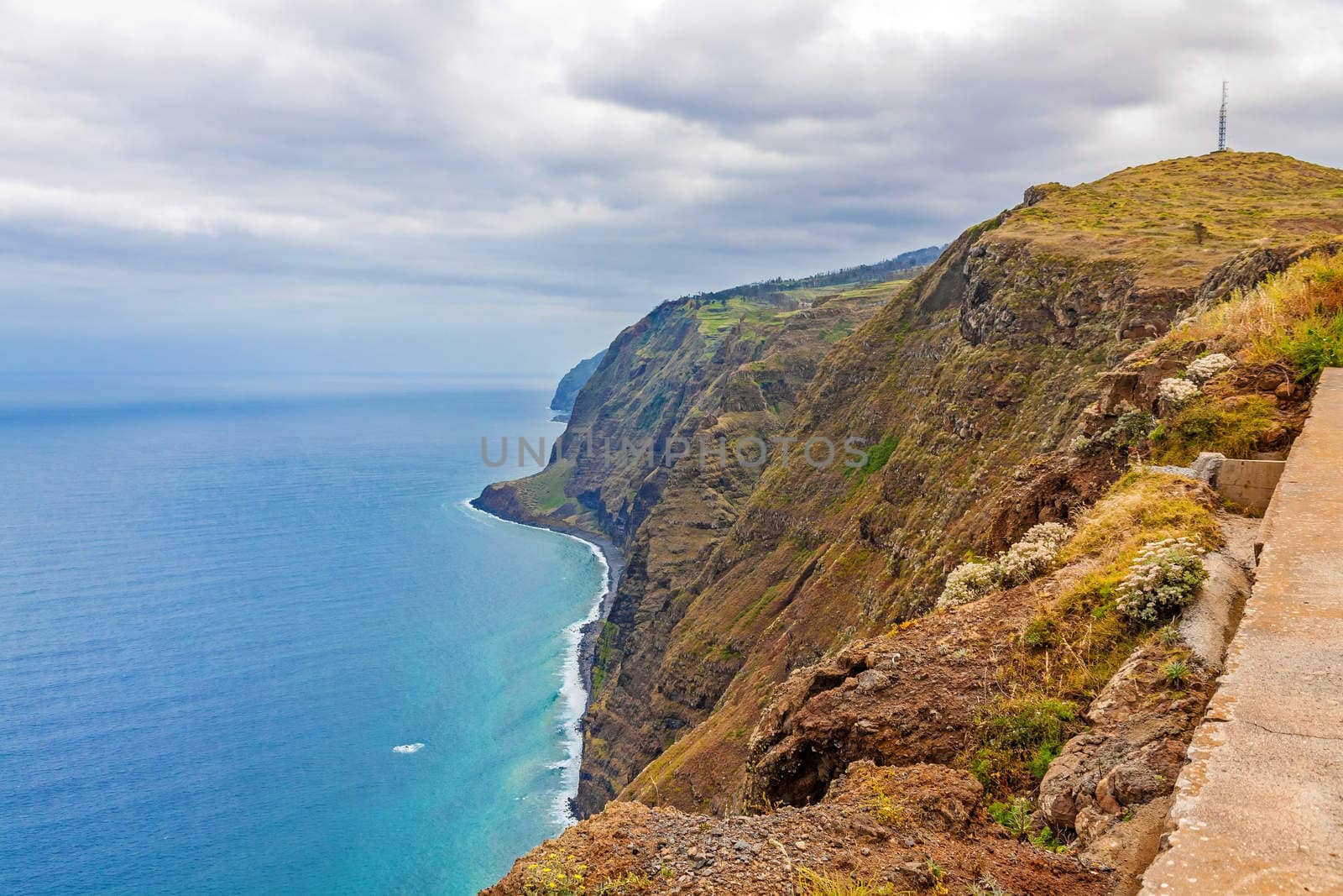 Madeiras westermost point - Ponta do Pargo - colorful cliff coast