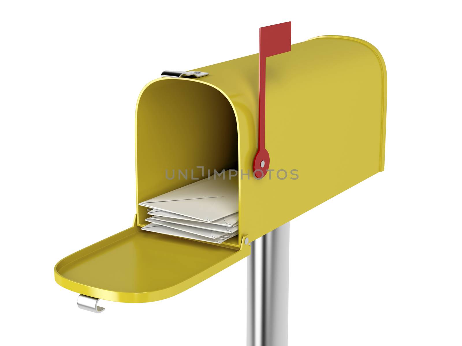 Mailbox with mails by magraphics