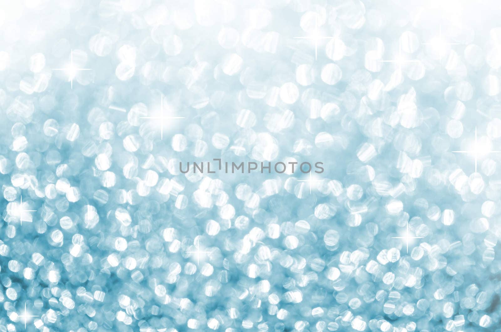 Lights on blue background. by Gamjai