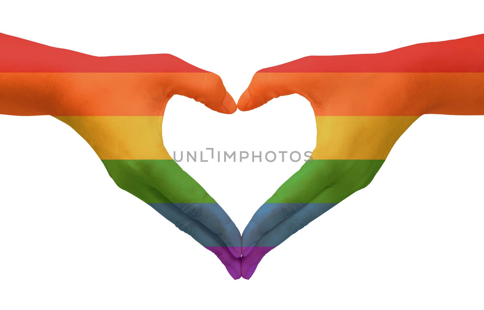 Symbolizing gay love by Gamjai