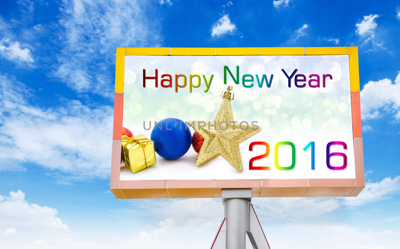 Happy new year 2016. by Gamjai