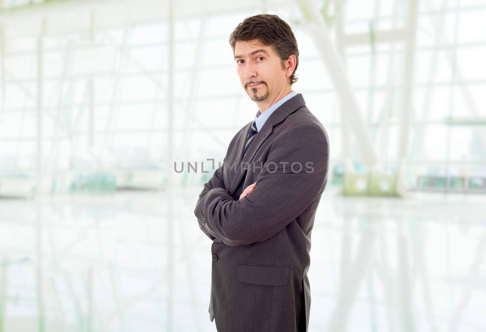 young business man portrait at the office