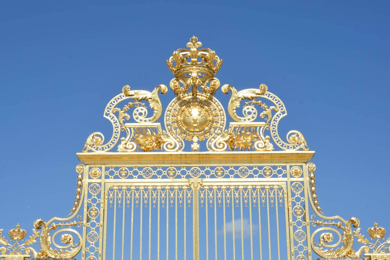 Large Golden Palace Gates