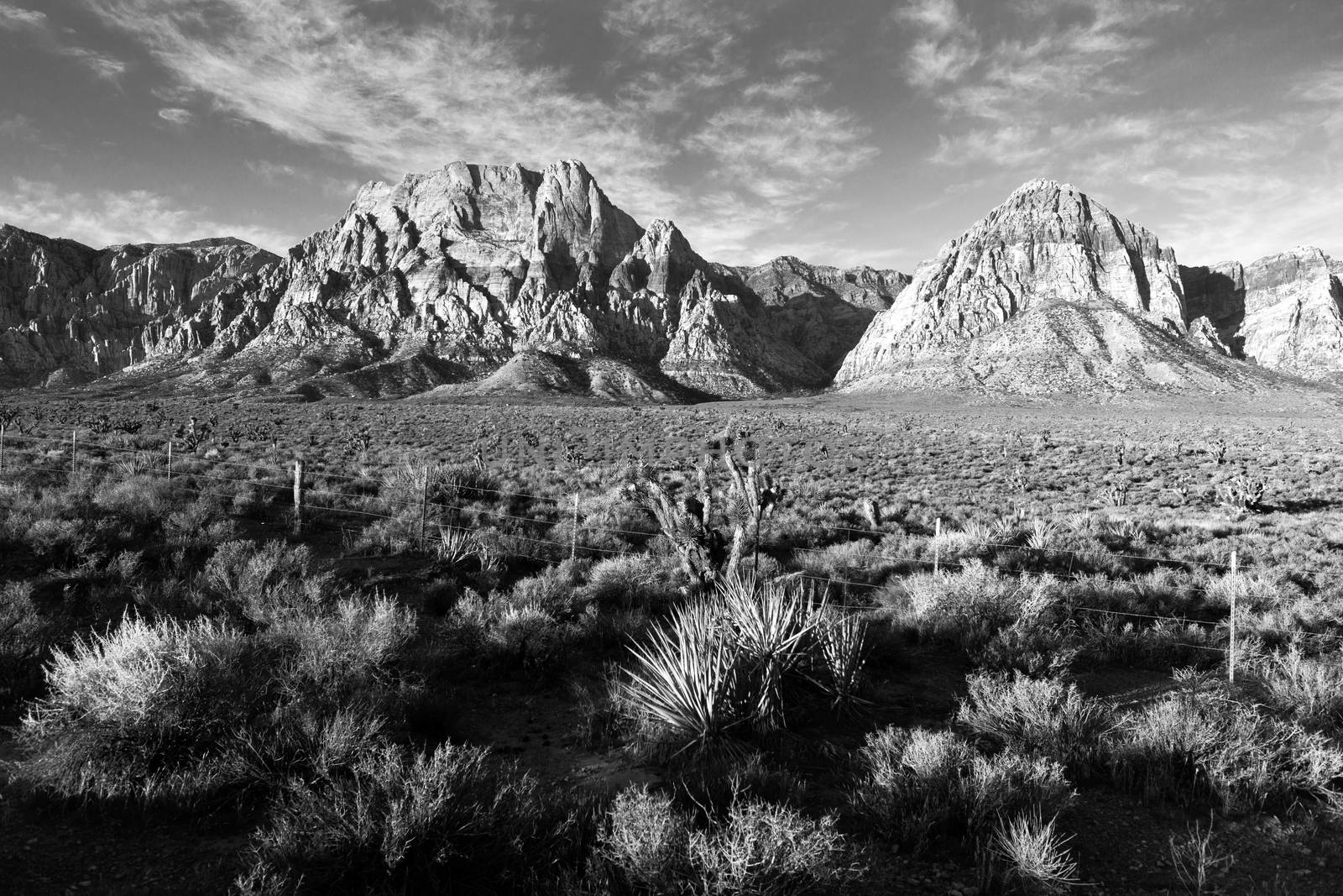Geologic Rock Formations Red Rock Canyon Las Vegas USA by ChrisBoswell