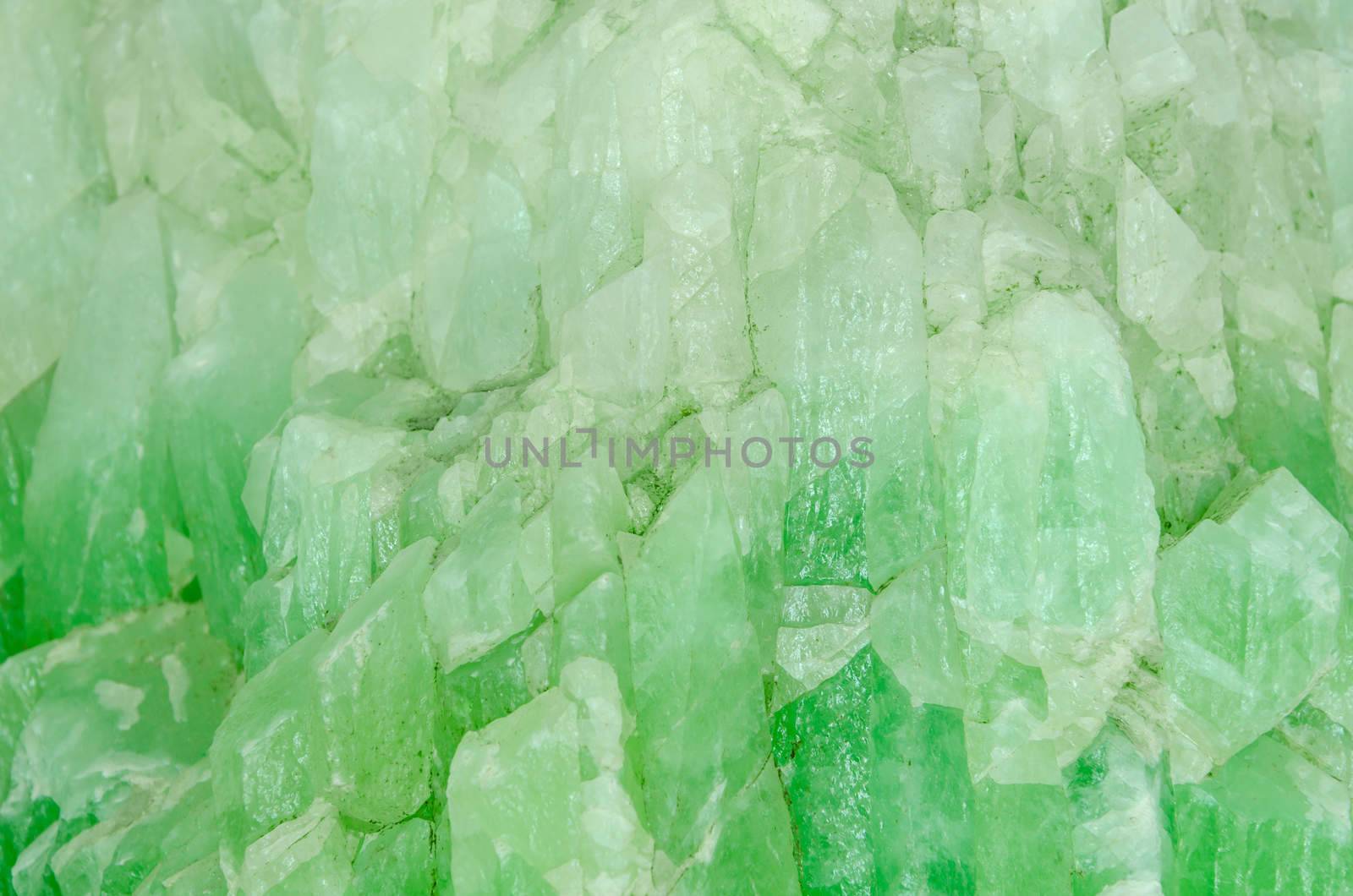 Surface of jade stone. by Gamjai