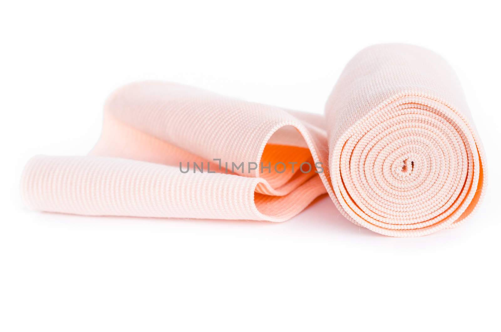 Medical bandage on a white background