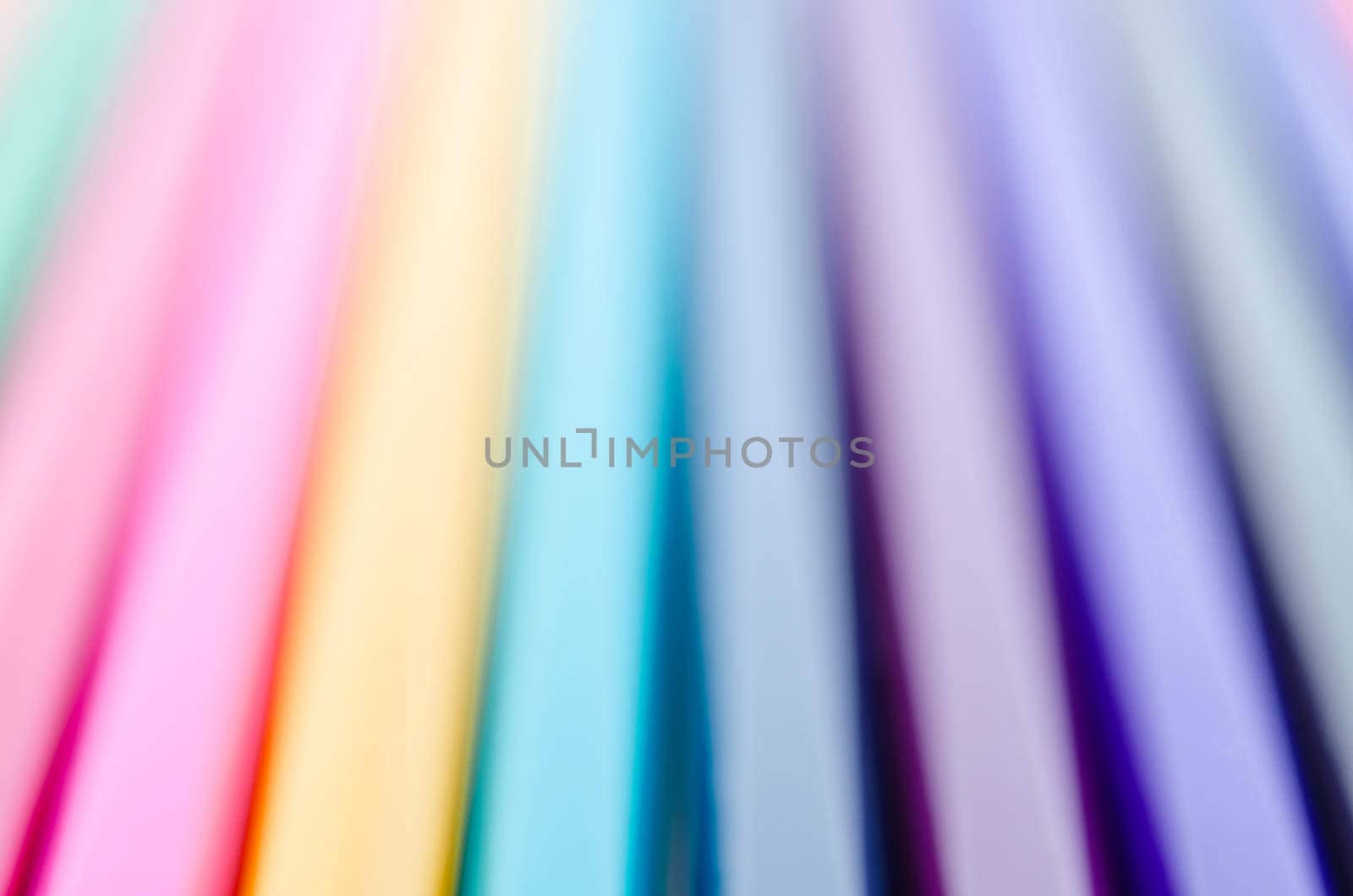 Blur of mixed colorful abstract line. by Gamjai