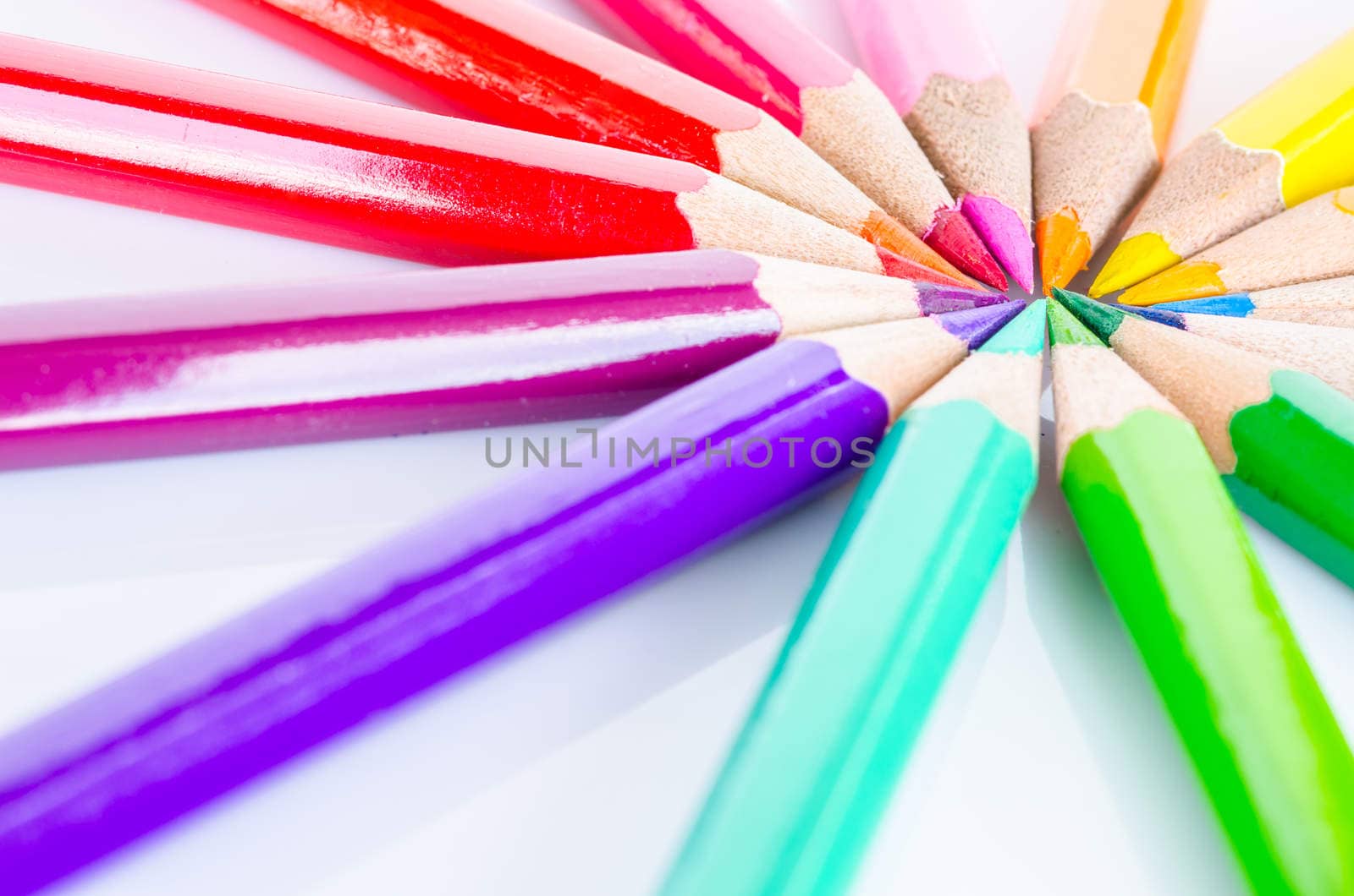 colored pencils. by Gamjai
