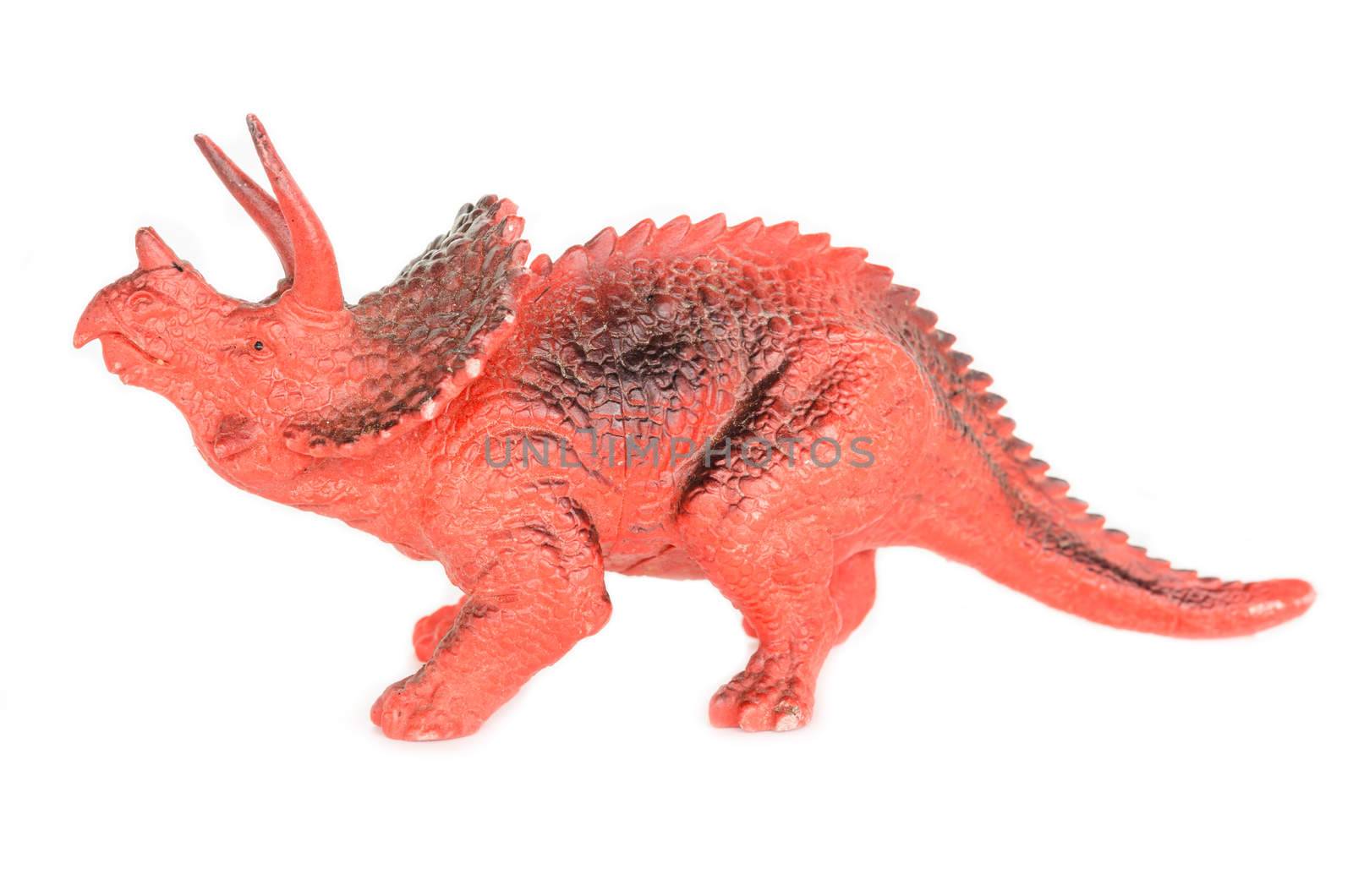 Triceratops dinosaurs toy. by Gamjai