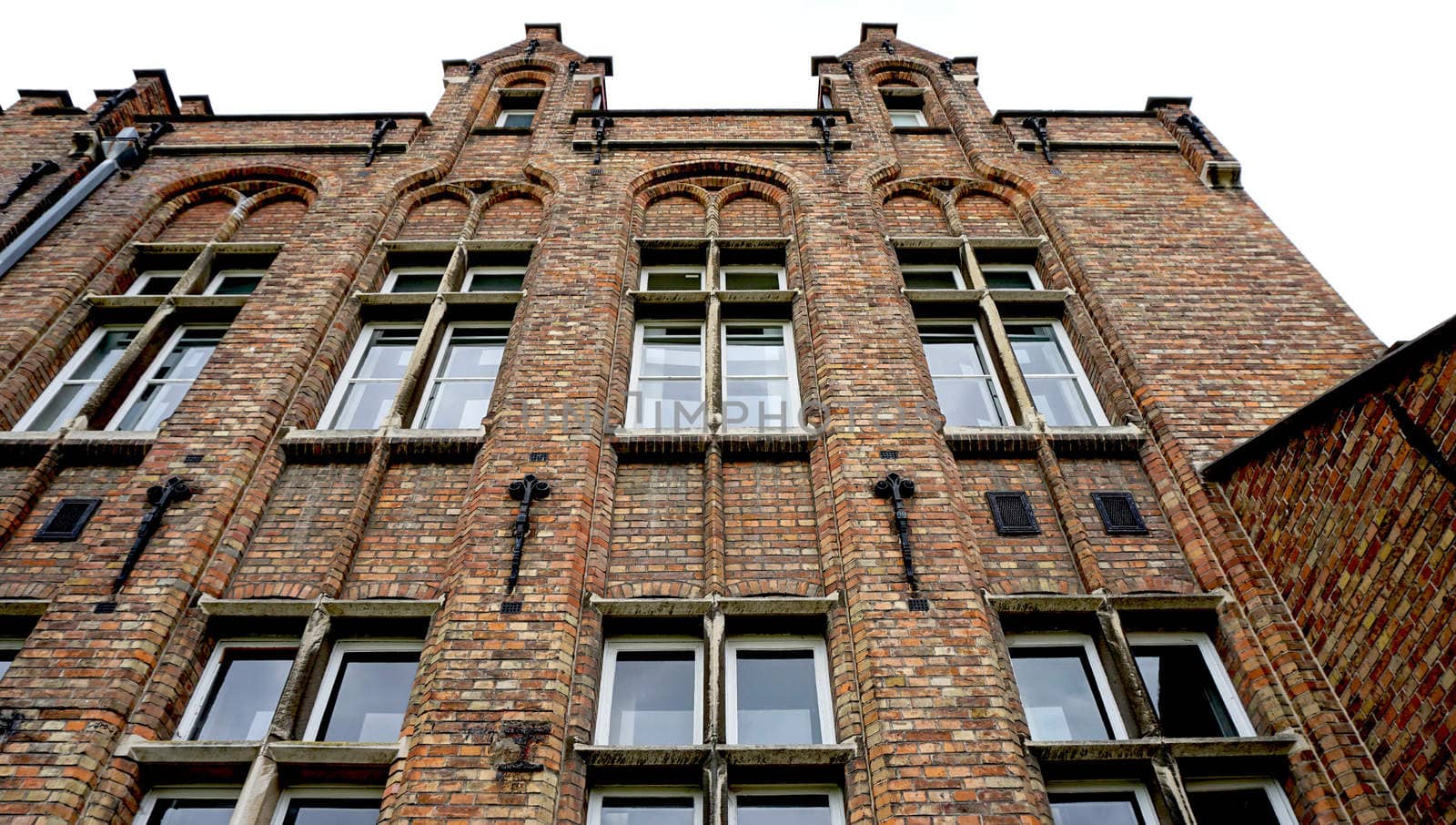 Historical facade in Brugge Belgium by polarbearstudio