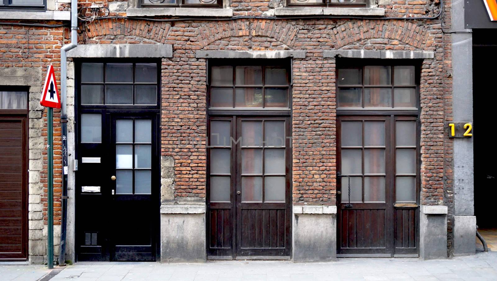 building façade in brussels belgium