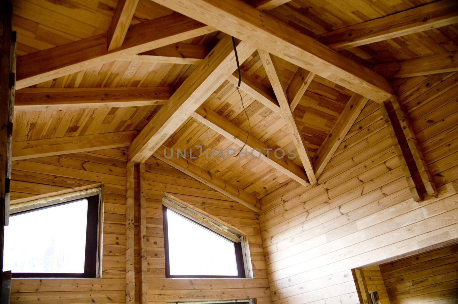 Wooden beams - very good material for construction