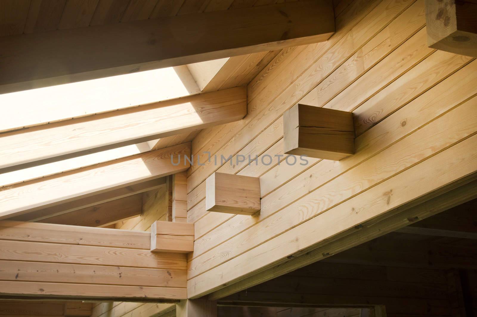 Wooden beams - very good material for construction