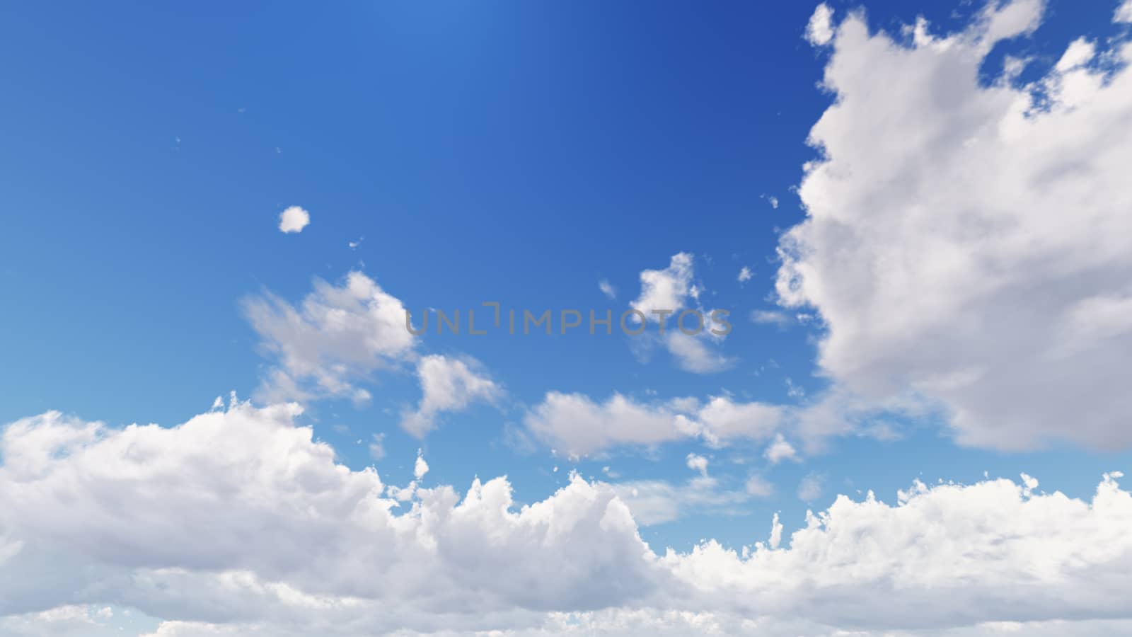 Cloudy blue sky abstract background, 3d illustration, not a phot by teerawit