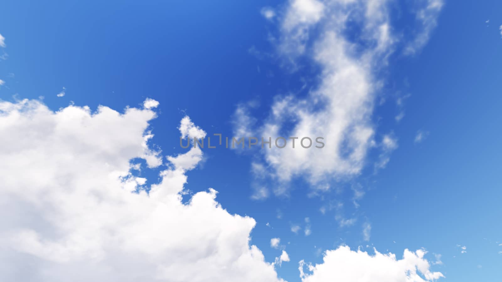 Cloudy blue sky abstract background, 3d illustration, not a phot by teerawit