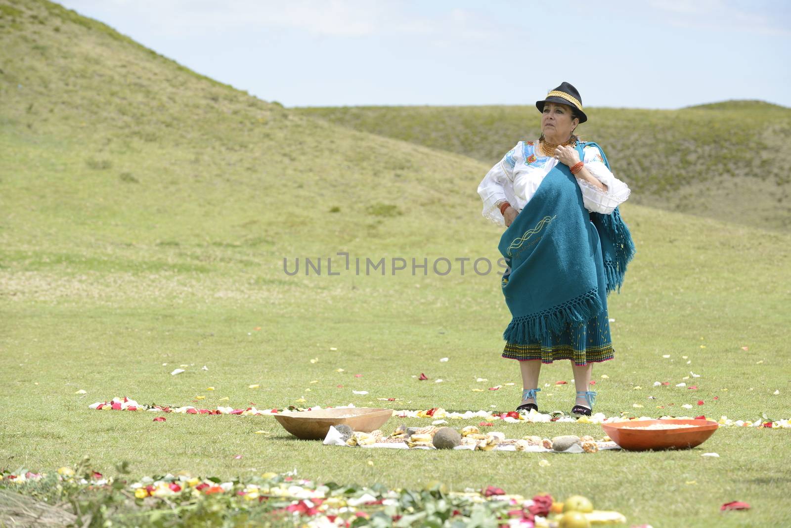 American indian woman from Andes. by kertis