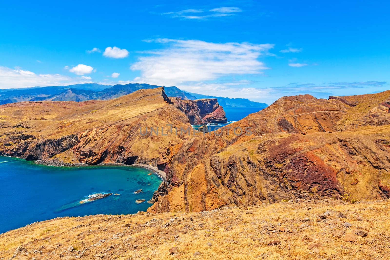 Madeira - mountainous natural landscape - peninsula Ponta de Sao Lourenco - east of the island