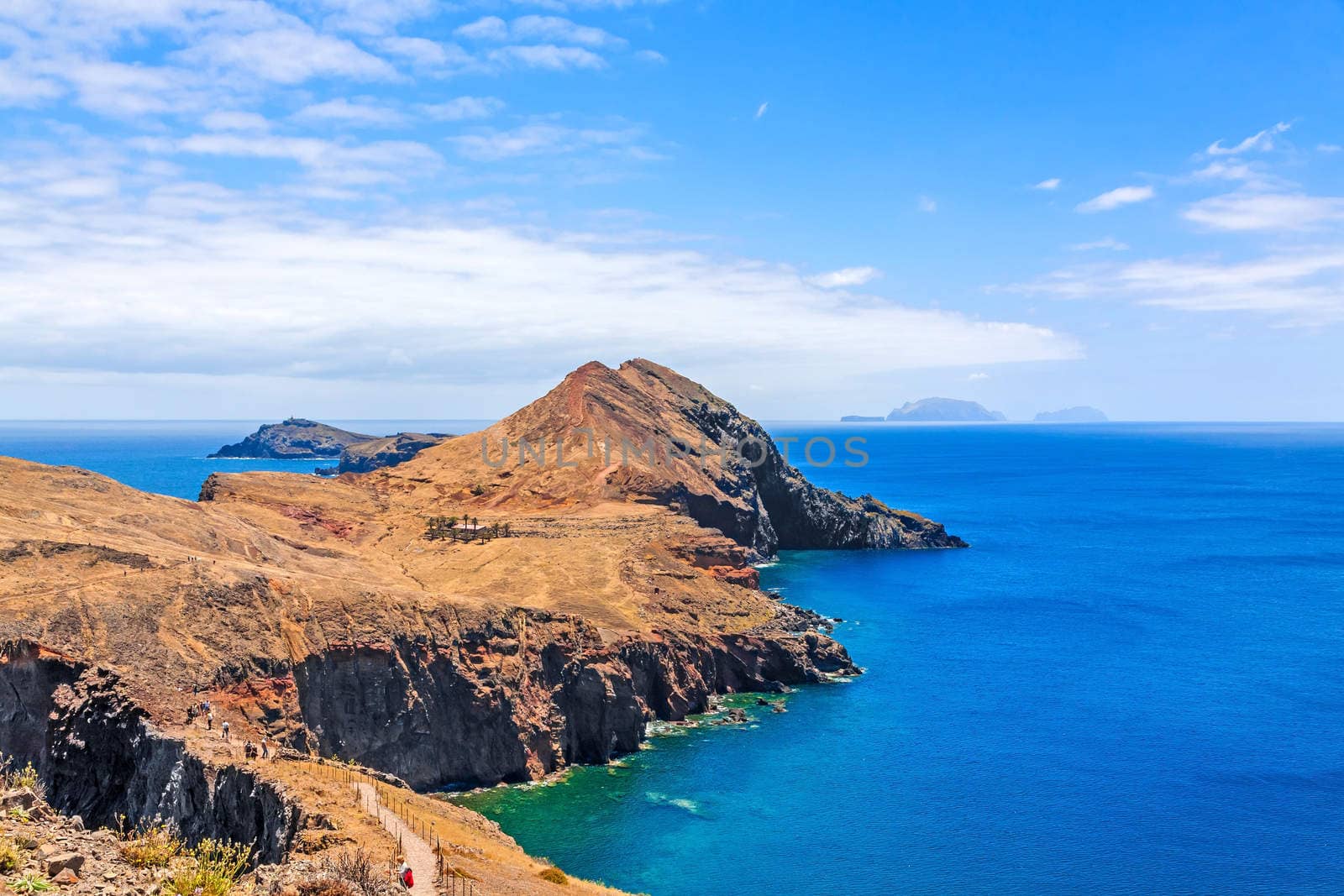 Madeira - mountainous natural landscape - peninsula Ponta de Sao Lourenco - most easterly point of the island