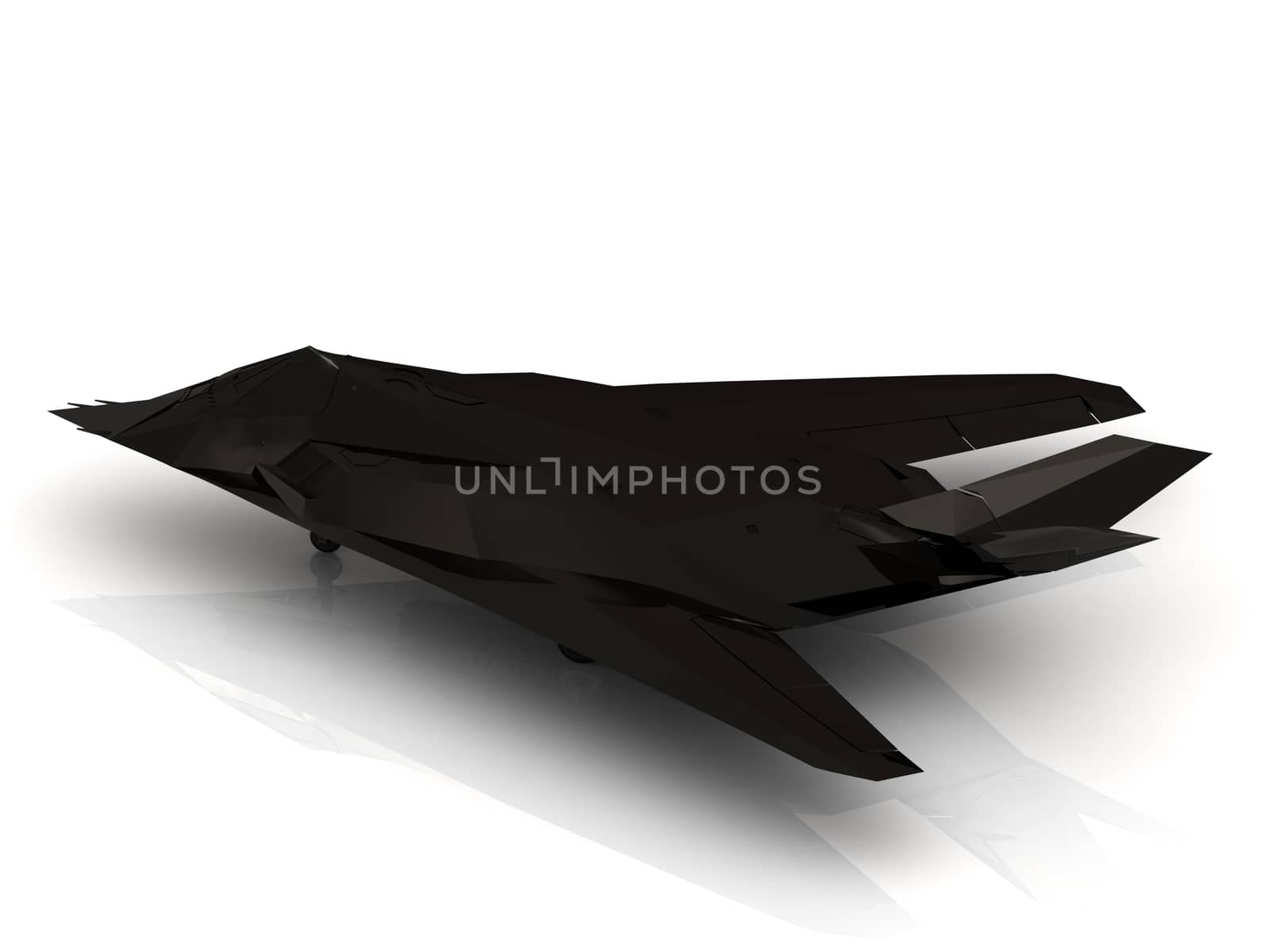 Military black airplane by GreenMost