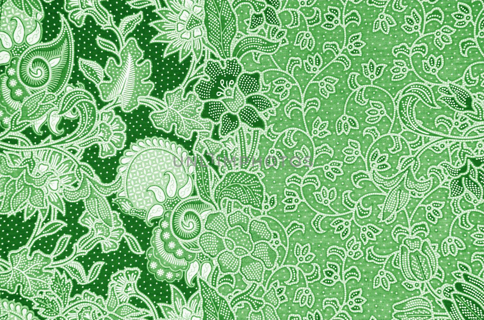 Pattern for traditional clothes include batik
